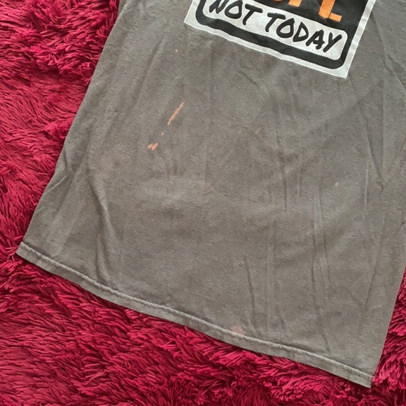 Nope Not Today sign grey t-shirt - Picture 3 of 12